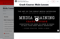 Media Training Crash Course