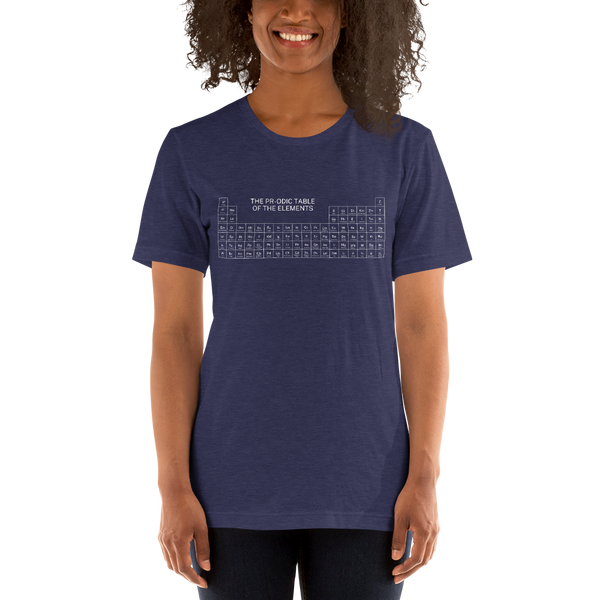 PR-odic Table of the Elements T-shirt